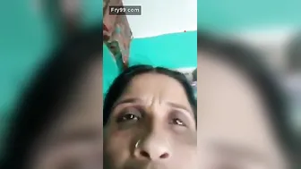 Aunty Swearing On Her Pussy While Riding Me In Bedroom