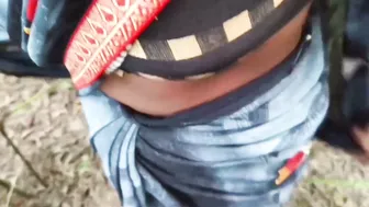 Village Landlady Getting Drilled By Worker In The Open Fields