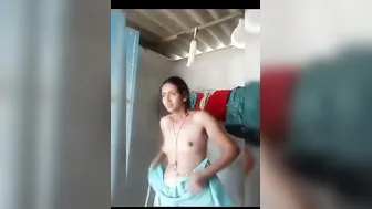 Indian Wife Getting Naked For Her Secret Lover In Bedroom