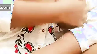 Married Aunty Stripping And Showing Off Her Massive Boobs