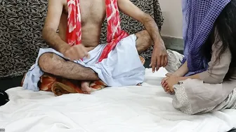 Punjabi Married Aunty Getting Destroyed By Young Guy At Home
