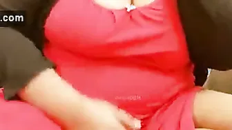 Busty Indian Wife Getting Her Big Tits Played With By Neighbor