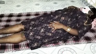 Tamil Married Aunty Riding Her Husband Hard In Their Bedroom