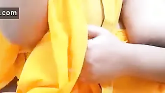 Mature Aunty Flashing Her Huge Tits To College Boy Next Door