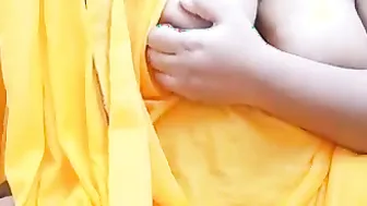 Mature Aunty Flashing Her Huge Tits To College Boy Next Door