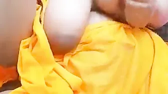 Mature Aunty Flashing Her Huge Tits To College Boy Next Door