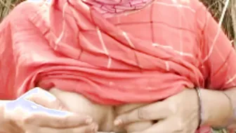 Catching Aunty Doing Naughty Things In Forest And Joining Her