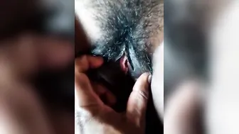 Fingering My Hairy Pussy Aunty Until She Begs For More Pleasure