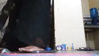 Bengali Aunty Washing Clothes Teasing Me Flashing Her Pussy