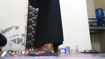 Bengali Aunty Washing Clothes Teasing Me Flashing Her Pussy