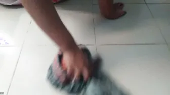 Tamil Aunty Getting Her Big Ass Fucked While Cleaning The Room