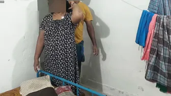 Spreading Her Hairy Pussy Sliding Deep Inside Mature Aunty