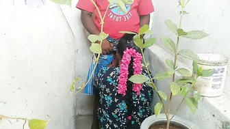 Tamil Village Beauty Aunty Riding Cock Outdoor By The River