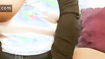 Busty Neighborhood Aunty Showing Off Her Massive Natural Tits