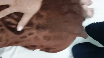 Neighbor Aunty Bent Over Taking It Doggy Style Moaning Loud