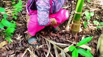 Taking My Village Aunty Deep In The Jungle Behind Our Town