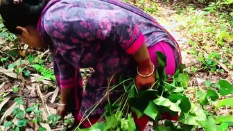 Taking My Village Aunty Deep In The Jungle Behind Our Town