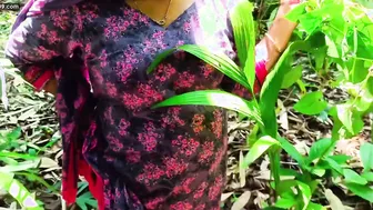 Taking My Village Aunty Deep In The Jungle Behind Our Town
