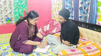 Desi Teacher Aunty Seducing Her Student During Private Tuition