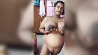 Bbw Aunty Exposing Massive Breasts To Lover Before Riding Him