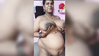 Bbw Aunty Exposing Massive Breasts To Lover Before Riding Him