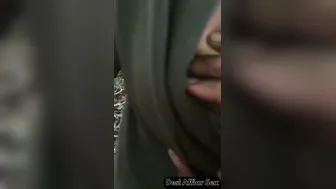 Outdoor Handjob From Horny Aunty With Covered Cock Stroking