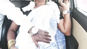 Saree Clad Milf Getting Fucked In Car Giving Dirty Telugu Talk