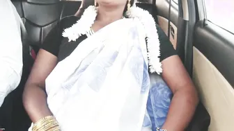 Saree Clad Milf Getting Fucked In Car Giving Dirty Telugu Talk