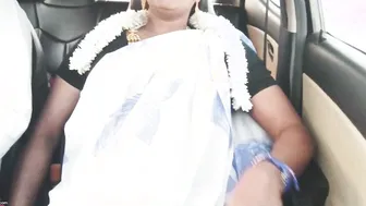 Saree Clad Milf Getting Fucked In Car Giving Dirty Telugu Talk