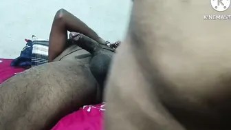 Telugu Aunty Pleasing Her Husband's Friend Outside Their House