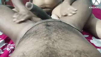 Telugu Aunty Pleasing Her Husband's Friend Outside Their House