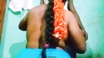 Priyanka Aunty Next Door Giving Me Messy Blowjob On Her Knees