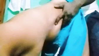 Priyanka Aunty Next Door Giving Me Messy Blowjob On Her Knees