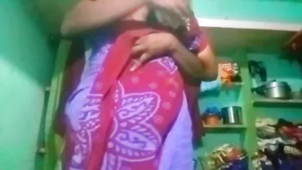 South Indian Aunty Teasing And Playing With Herself At Home