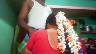 South Indian Aunty Teasing And Playing With Herself At Home