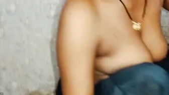 Village Aunty Stroking My Dick After Bathing Together At Home