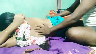 Massaging Her Naked Body With Oil Before Drilling Her Pussy