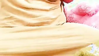 Sexy Asian Aunty Stripping Naked Showing Her Perfect Big Tits