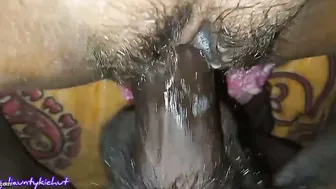 Spitting On Her Pussy Before Drilling Desi Aunty From Behind