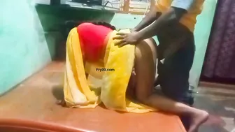 Tamil Aunty Bent Over Taking It Deep Doggy Style Home Video