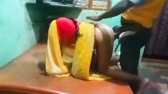 Tamil Aunty Bent Over Taking It Deep Doggy Style Home Video