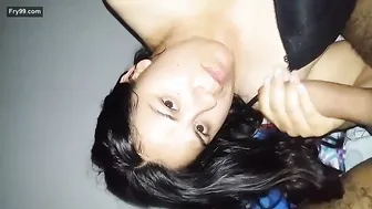 Indian Aunty Giving Amazing Blowjob To Her Boyfriend At Home