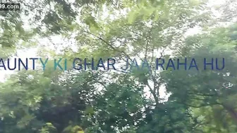 Sneaking Into Neighbor Aunty's Kitchen And Fucking Her There