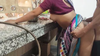 Desi Bhabhi Getting Pounded Hard By Husband In Kitchen