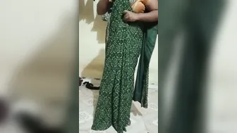 Village Aunty Changing Saree And Flashing Everything Naughty