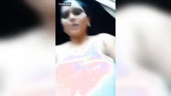 Shy Indian Aunty Revealing Her Body Slowly For The Camera Solo
