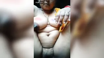 Shy Indian Aunty Revealing Her Body Slowly For The Camera Solo