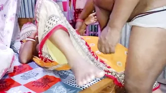 Horny Aunty Getting Her Pussy Eaten Before Riding Young Neighbor