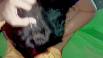 Maid From My Building Stroking Me Off Showing Her Huge Assets