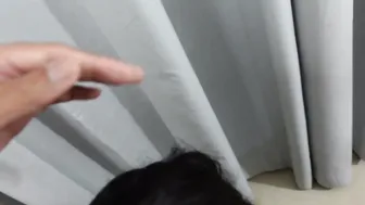 Saree Wearing Indian Aunty Giving Footjob And Stroking His Cock